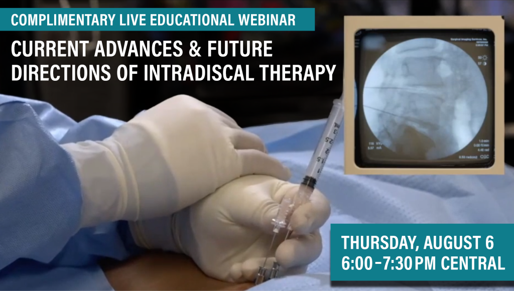 Intradiscal Therapies Webinar